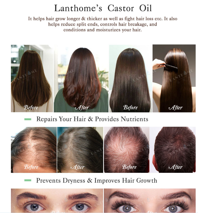 Organic Castor Oil for Fast Hair Growth