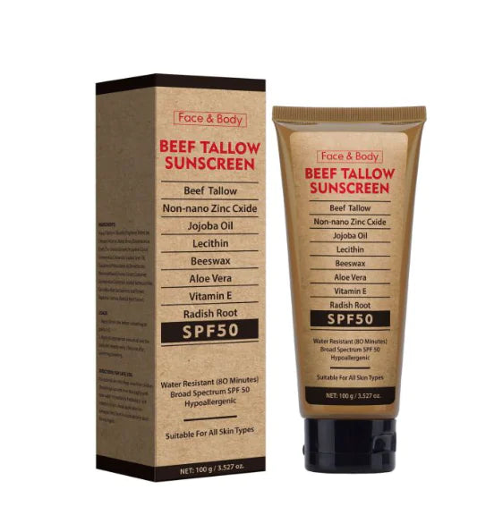 Natural Grass-Fed Butter Sunscreen Cream