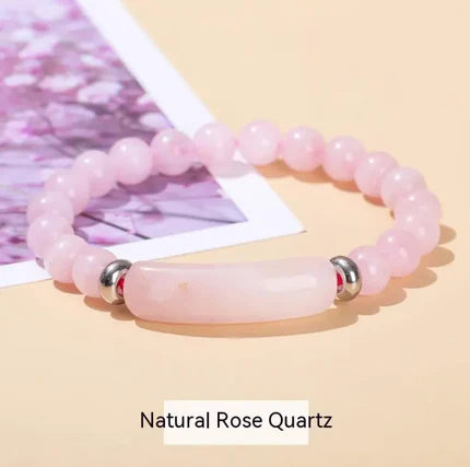 Natural Pink Crystal Bracelet