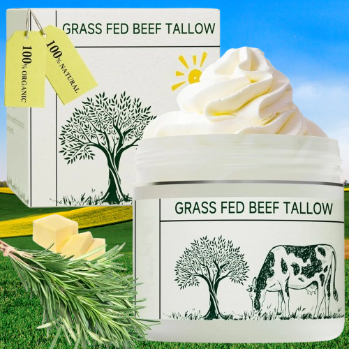 Grass-Fed Tallow Moisturizing Cream – Deeply Soothing & Nourishing